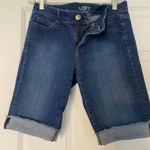 Loft denim shorts